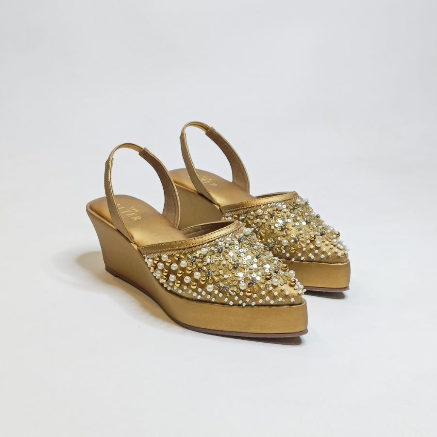 Amara Embellished Wedges