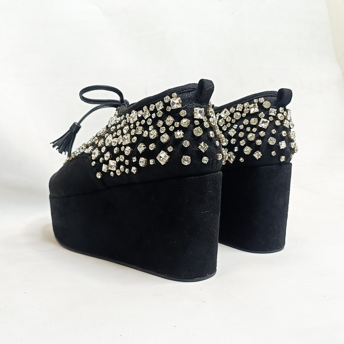 Crystal embellished Platform Sneakers