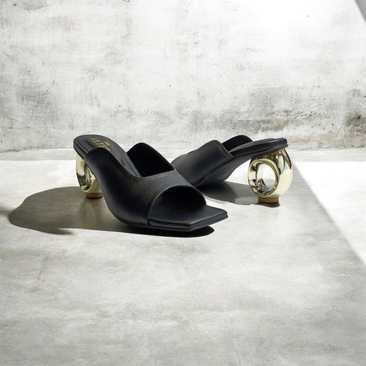 Diana Gold Hoop Heels