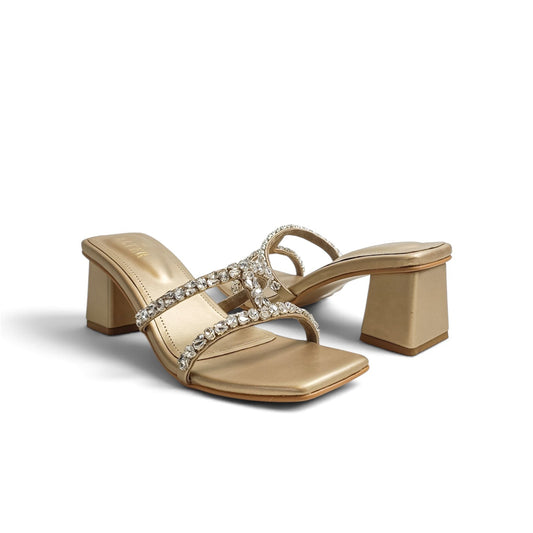 Alara Embellished Block Heels