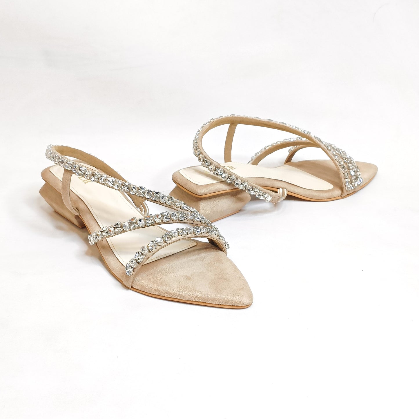 Kiara Embellished Block Heels