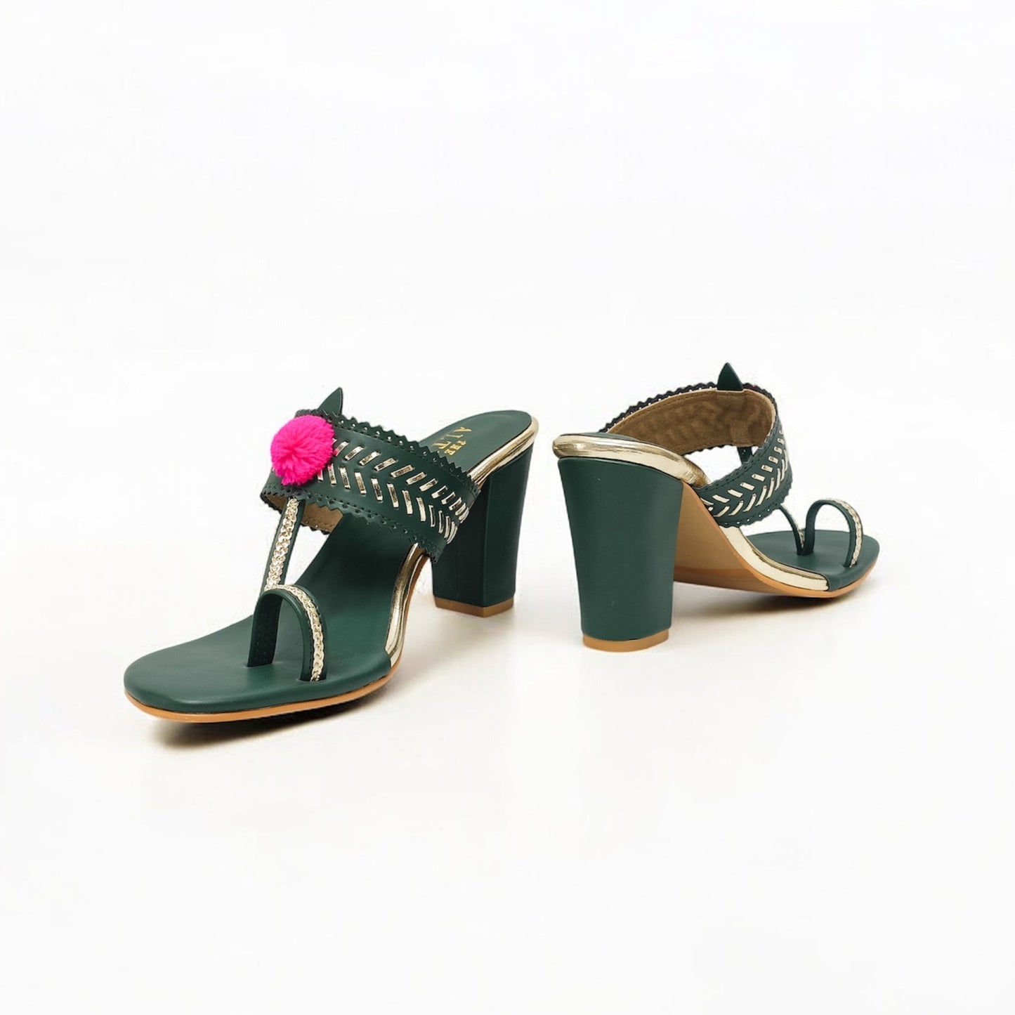 Heer Kohla Block Heels