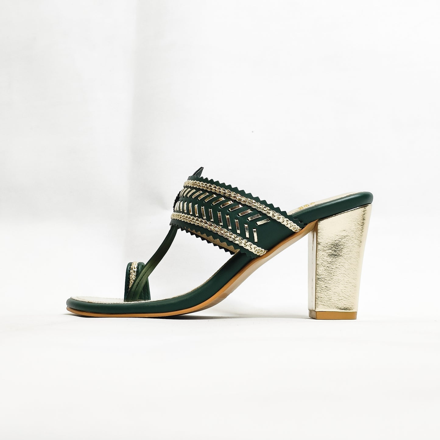 Hoor Kohla Block Heels