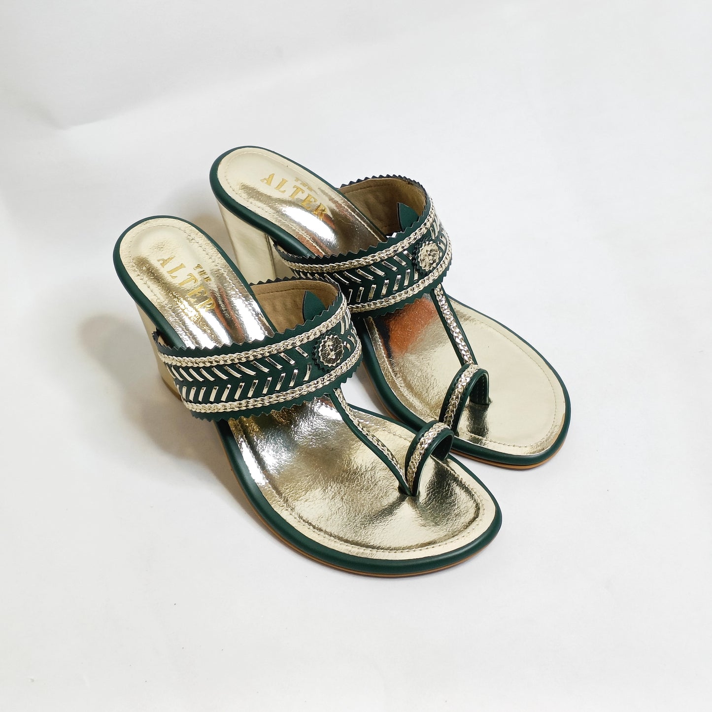 Hoor Kohla Block Heels