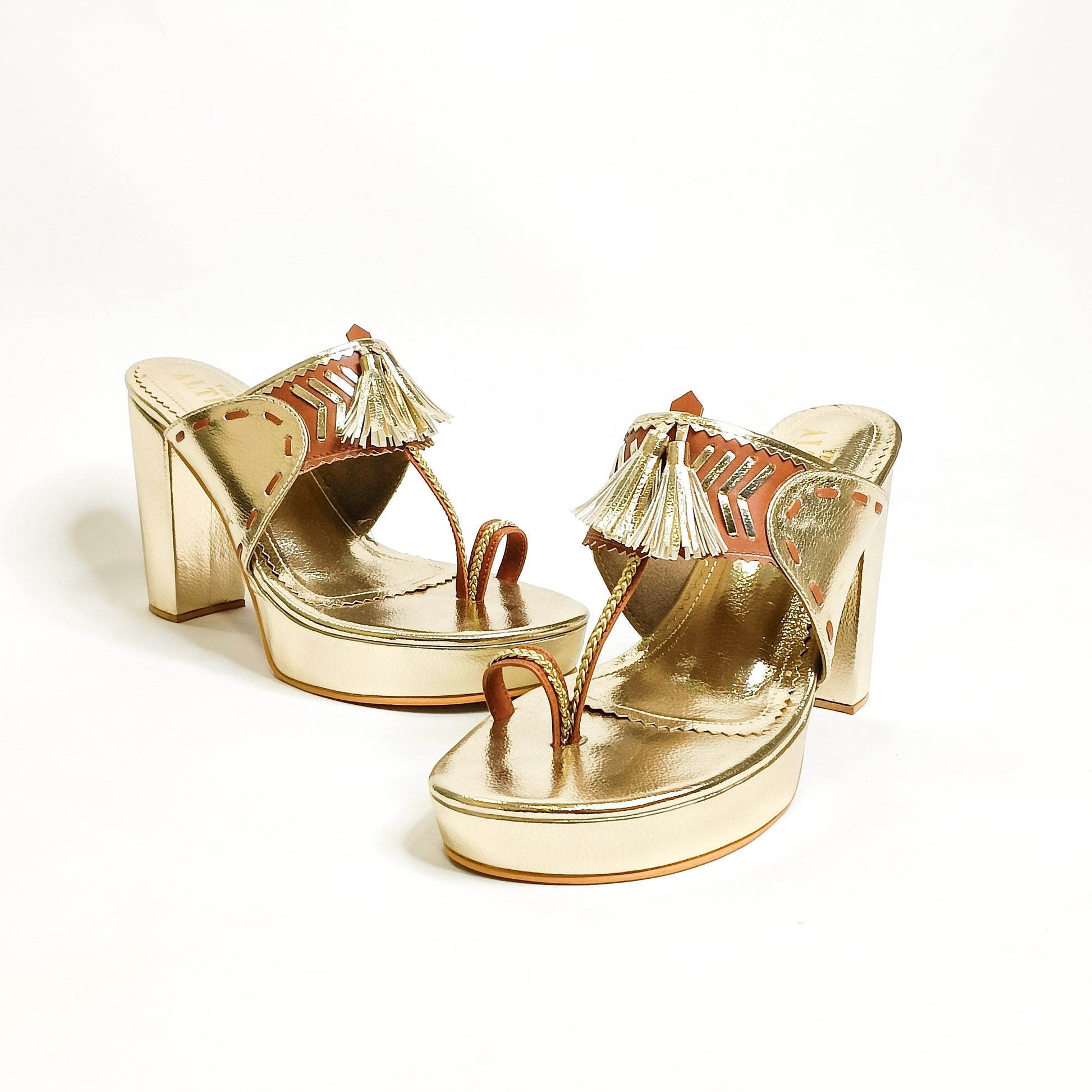 Amirah Kohla Block Heels - Main Image