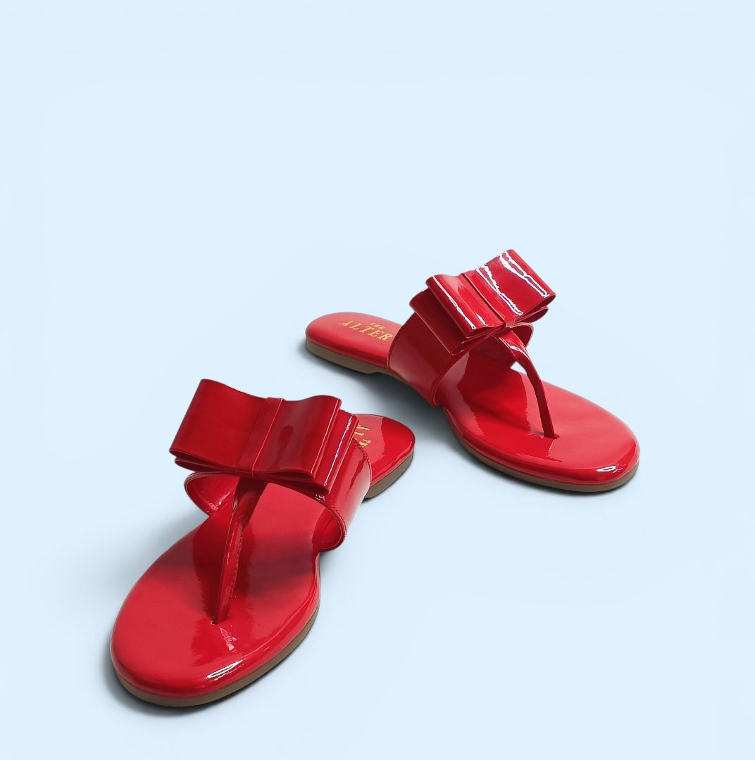 Poppy Bow Flats