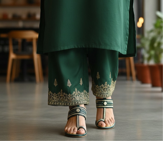 Hoor Kohla Block Heels