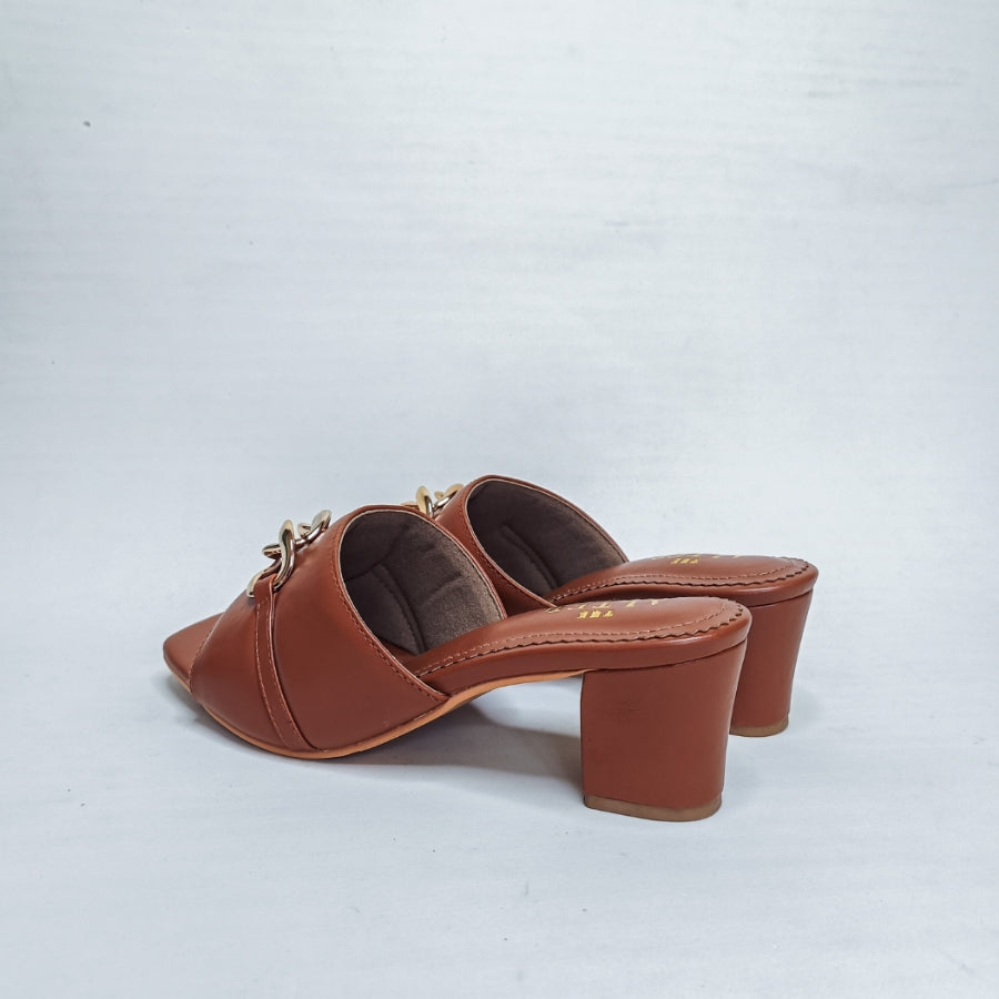 Saint Leonara Bow Detail Multi Glitter Leather Block Heels – SaintG India