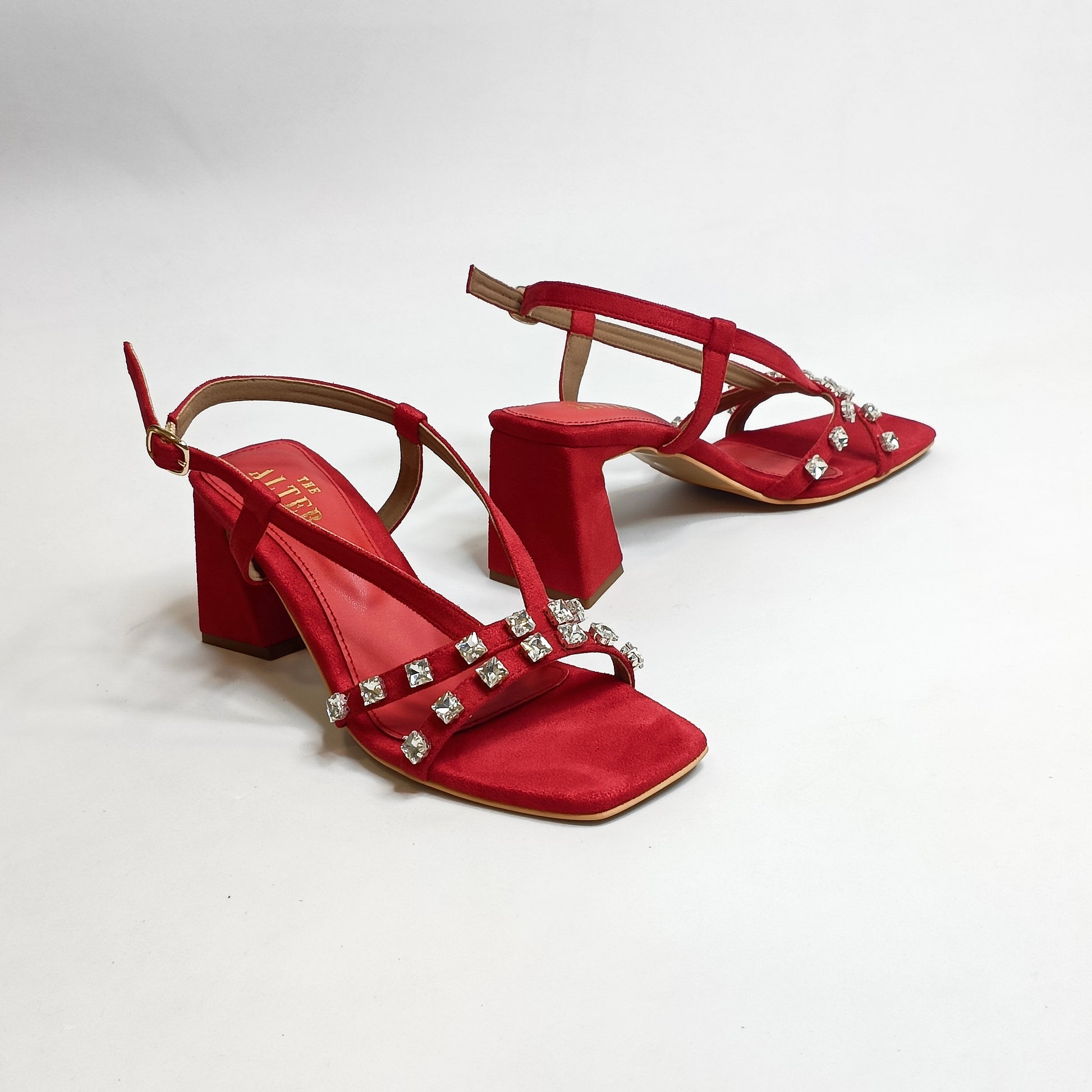 Marina Embellished Block Heels1