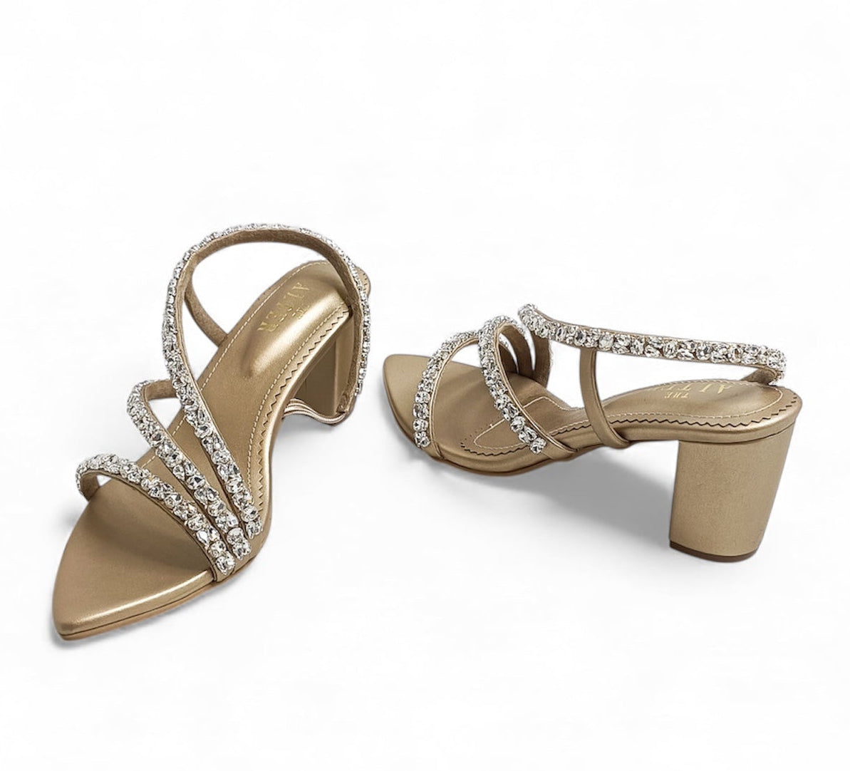 Kiara Embellished Block Heels