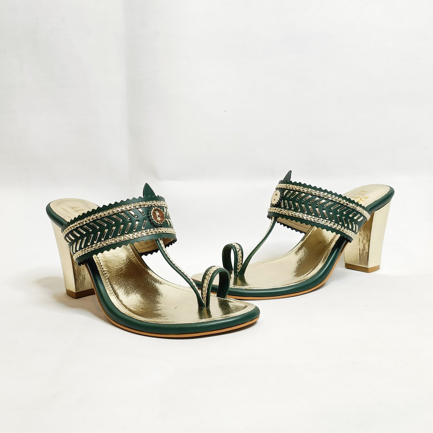 Hoor Kohla Block Heels