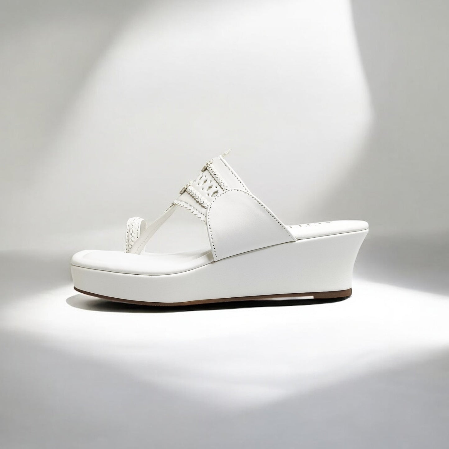 White Kohla Wedges