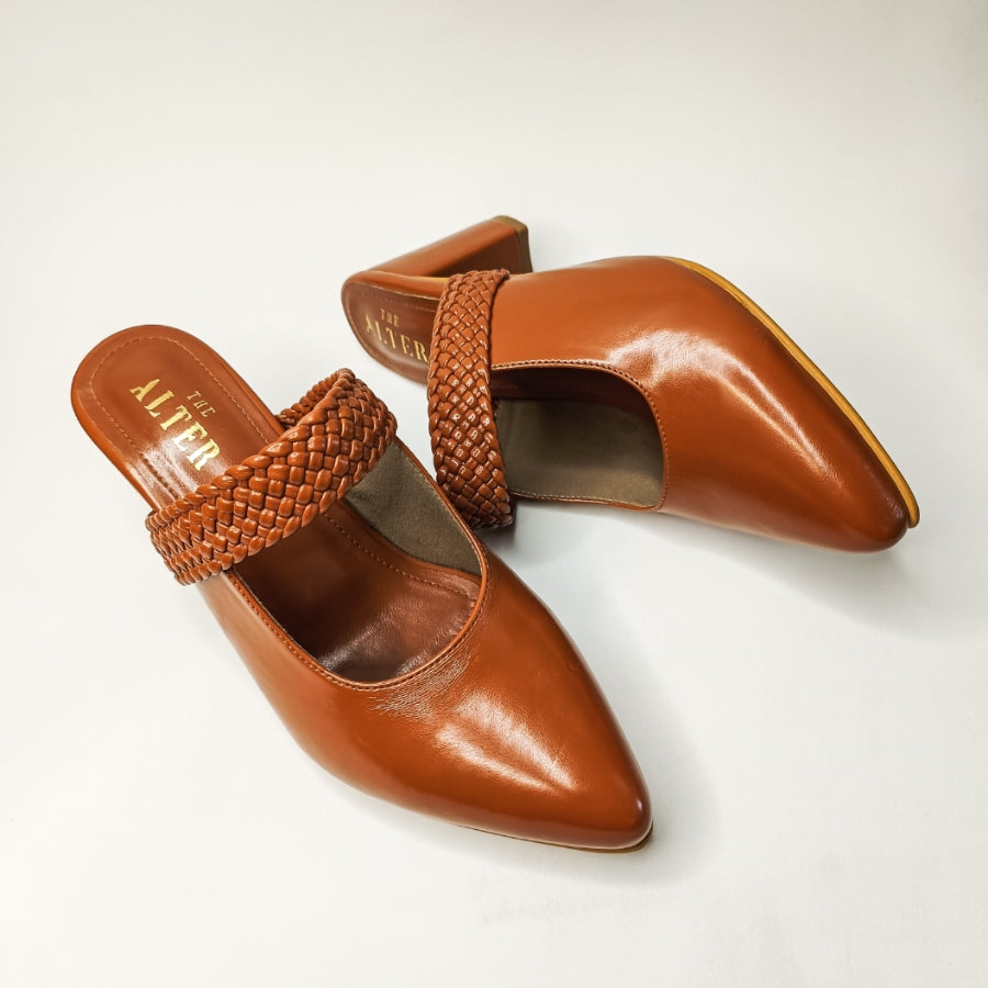 Woven Block Heels - Main Image