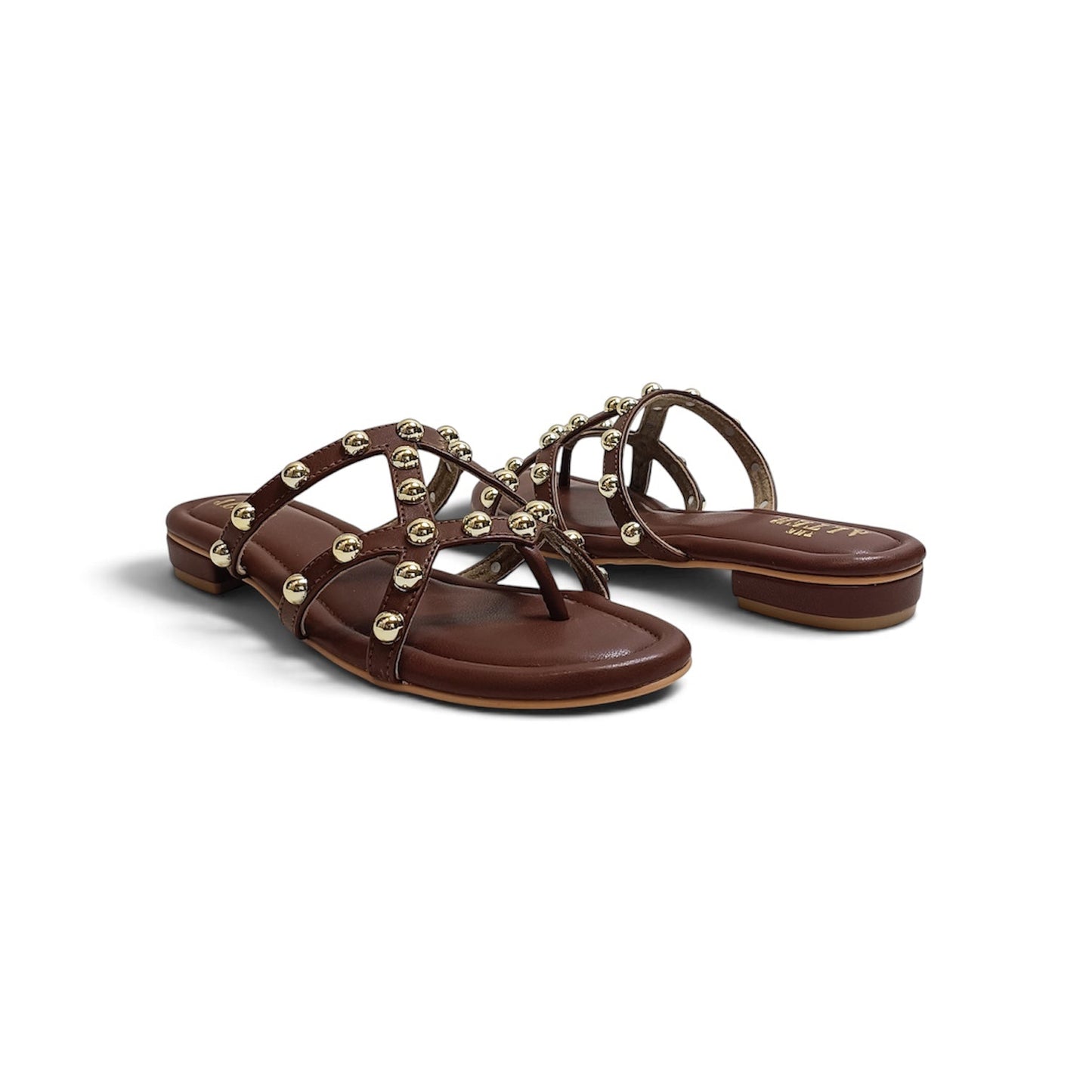Lana Studded Strappy Flats