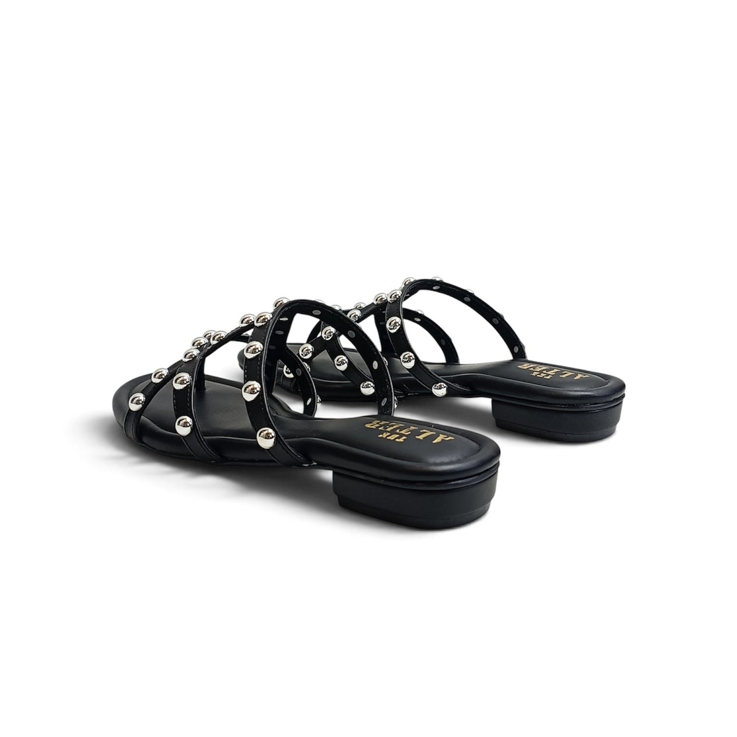 Lana Studded Strappy Flats