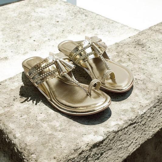 Tassel Kohla Flats