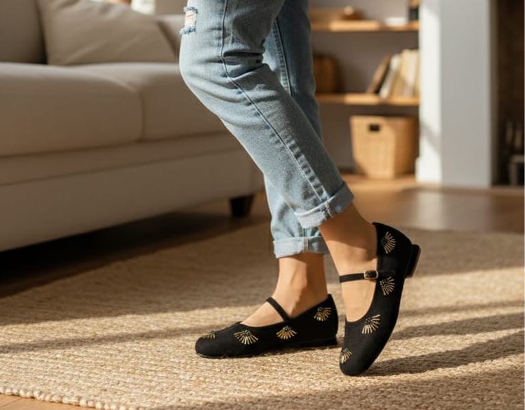 Embellished Mary Janes