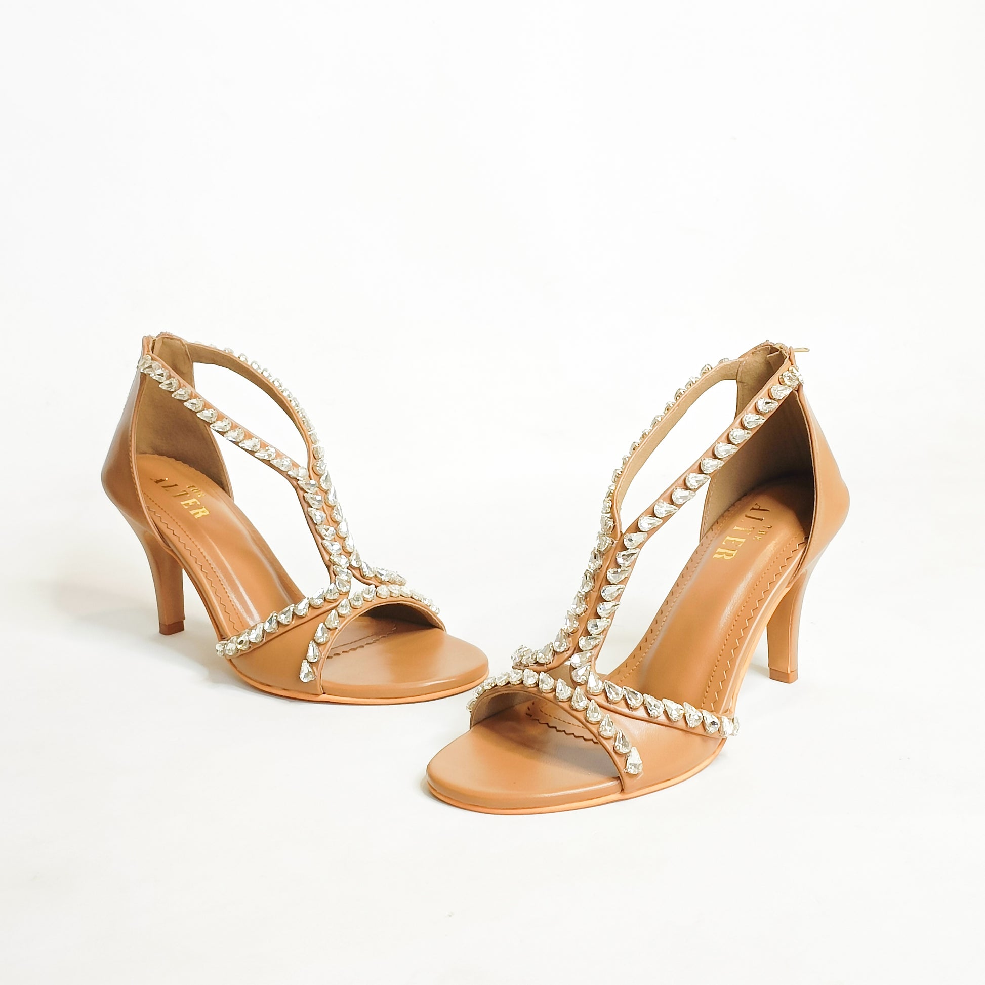 Jessie Bootie Michael Kors Jessie Open Toe Blaze Faux Leather Open