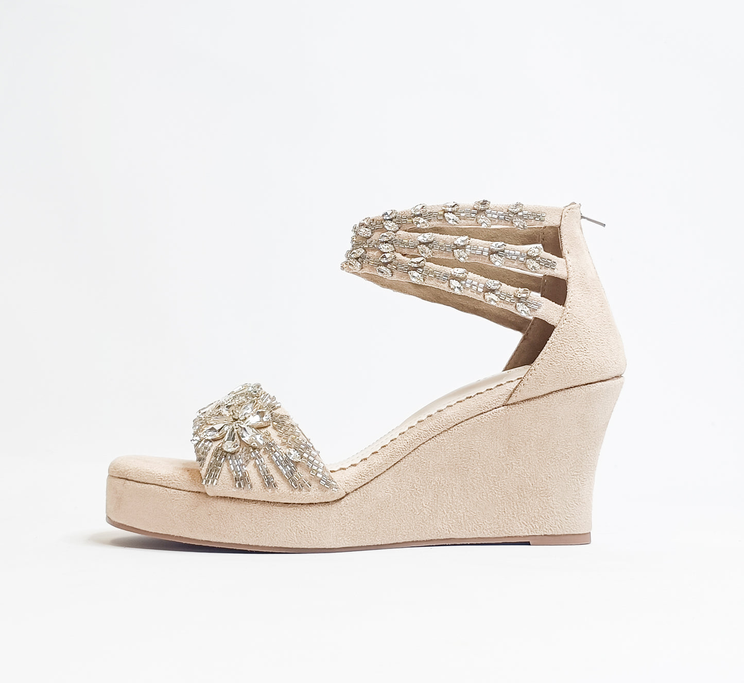 Bella Embellished Wedges