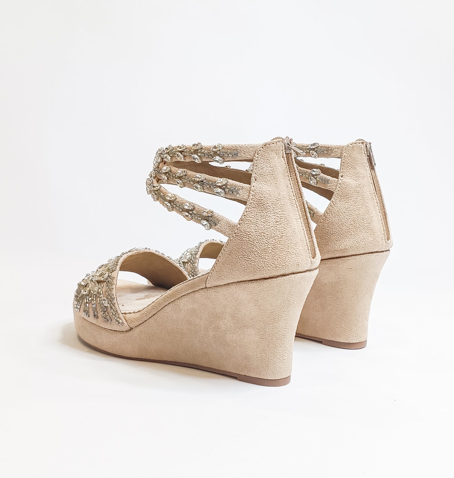 Bella Embellished Wedges