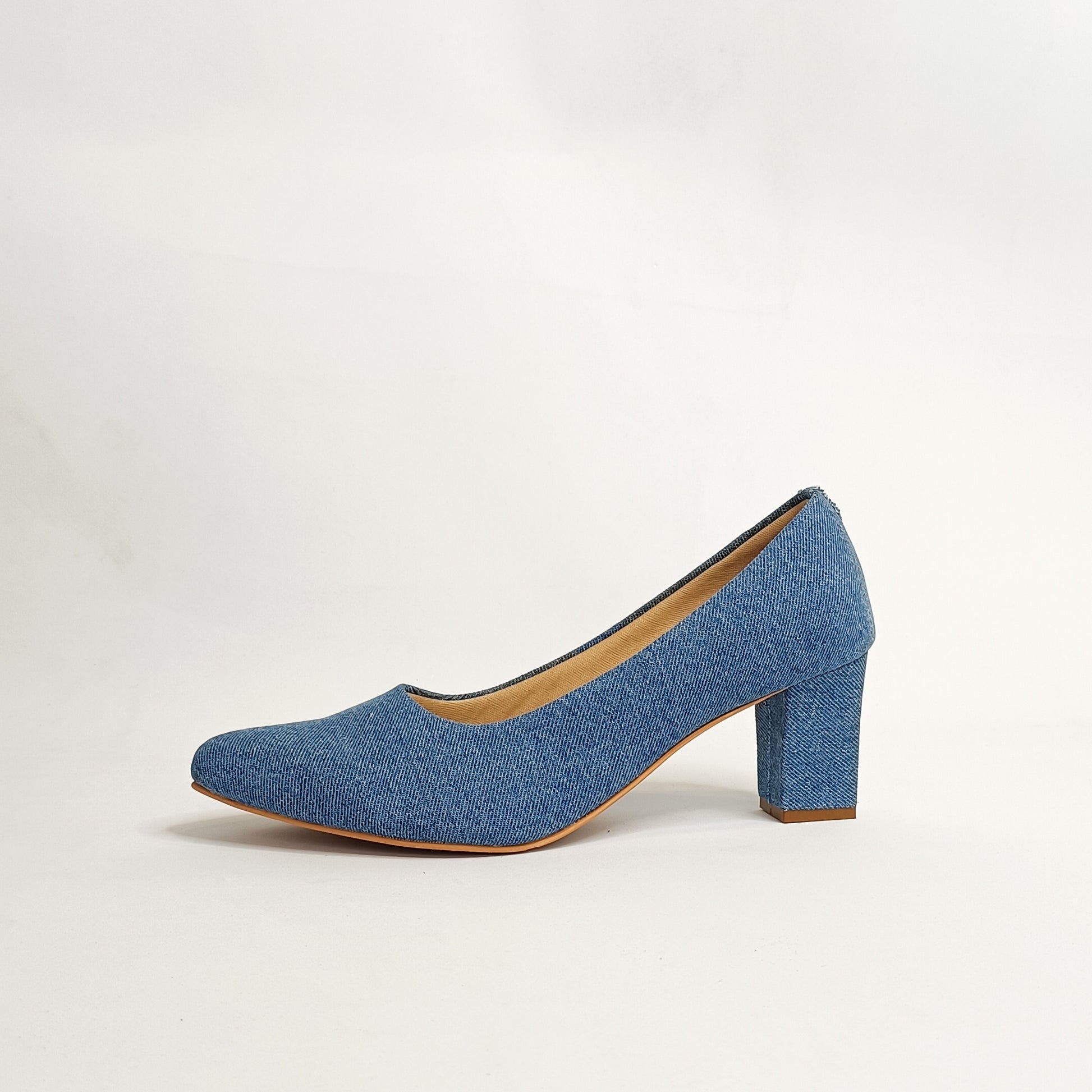 Denim Pumps - Main Image