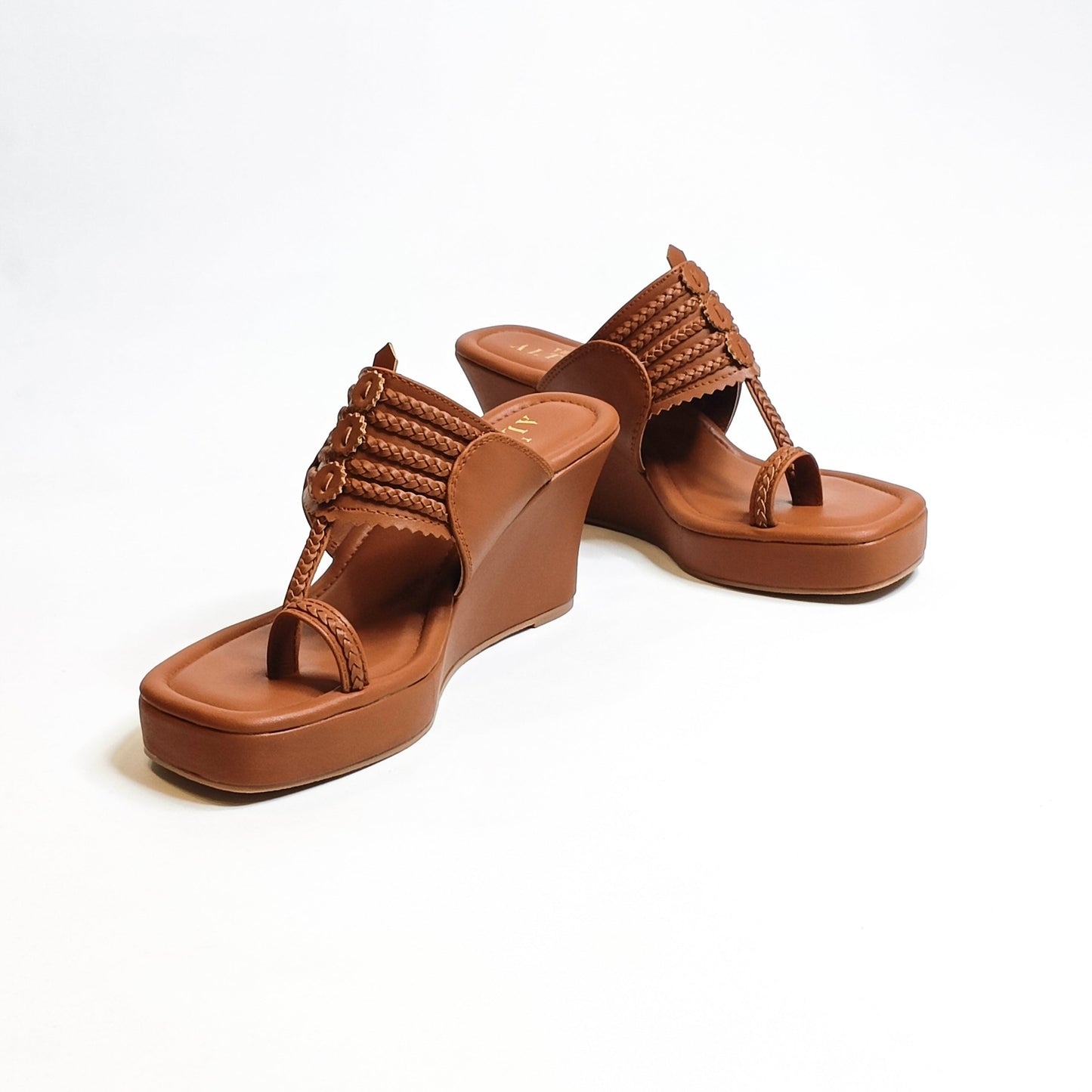 T shaped Kohla Wedges