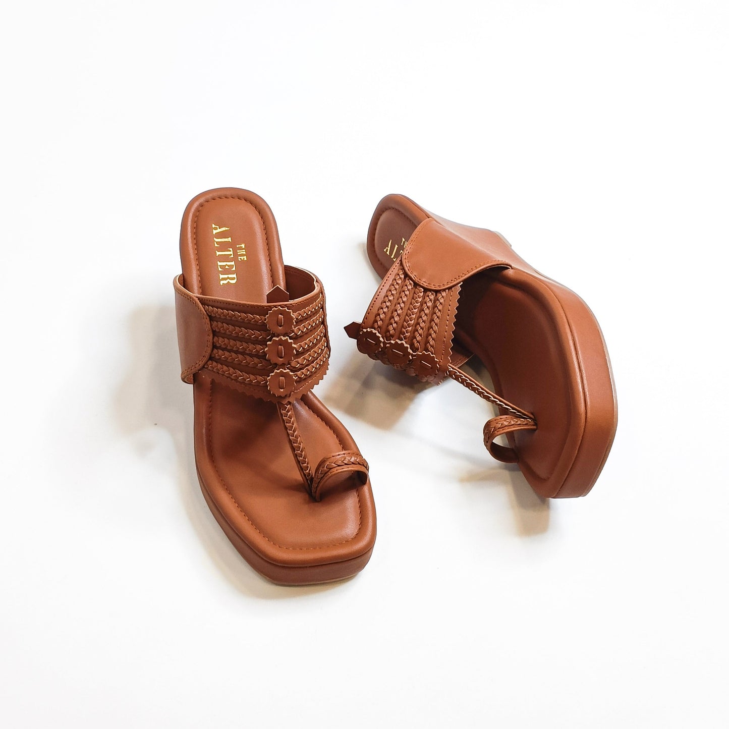 T shaped Kohla Wedges