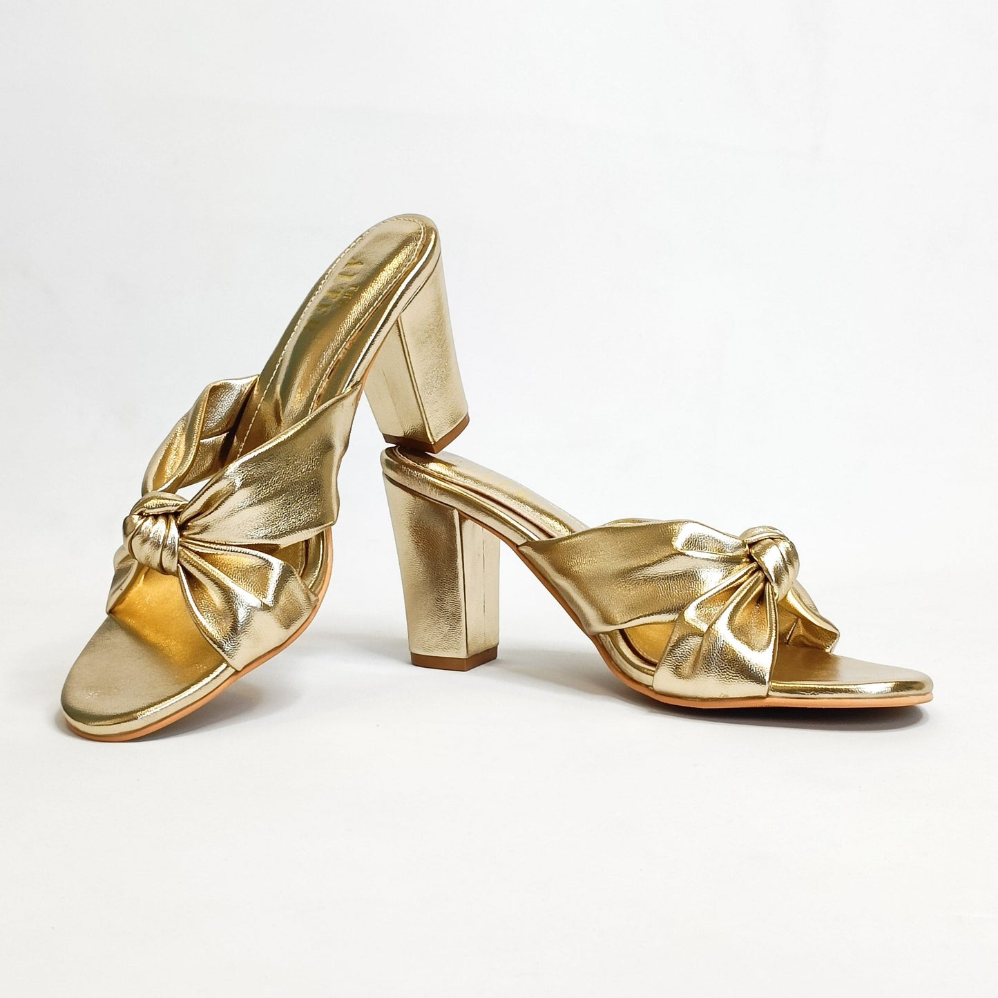 Knotted Block Heels