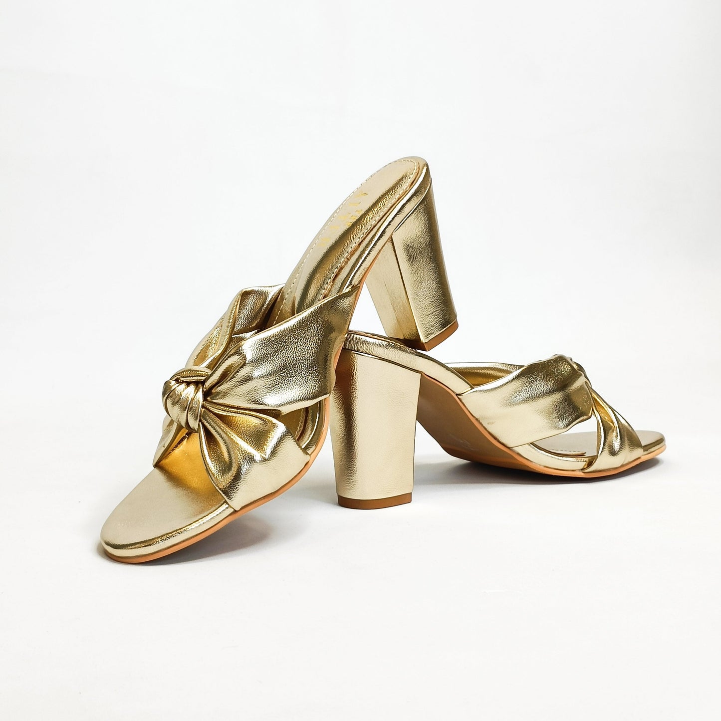 Knotted Block Heels