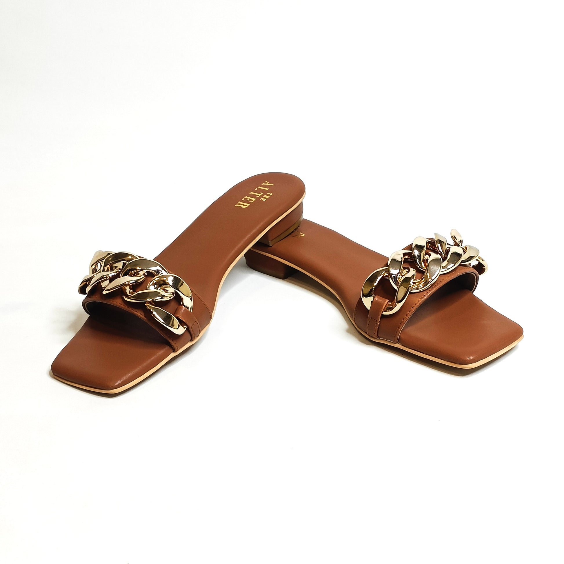 T Shaped Chain Flats - Main Image