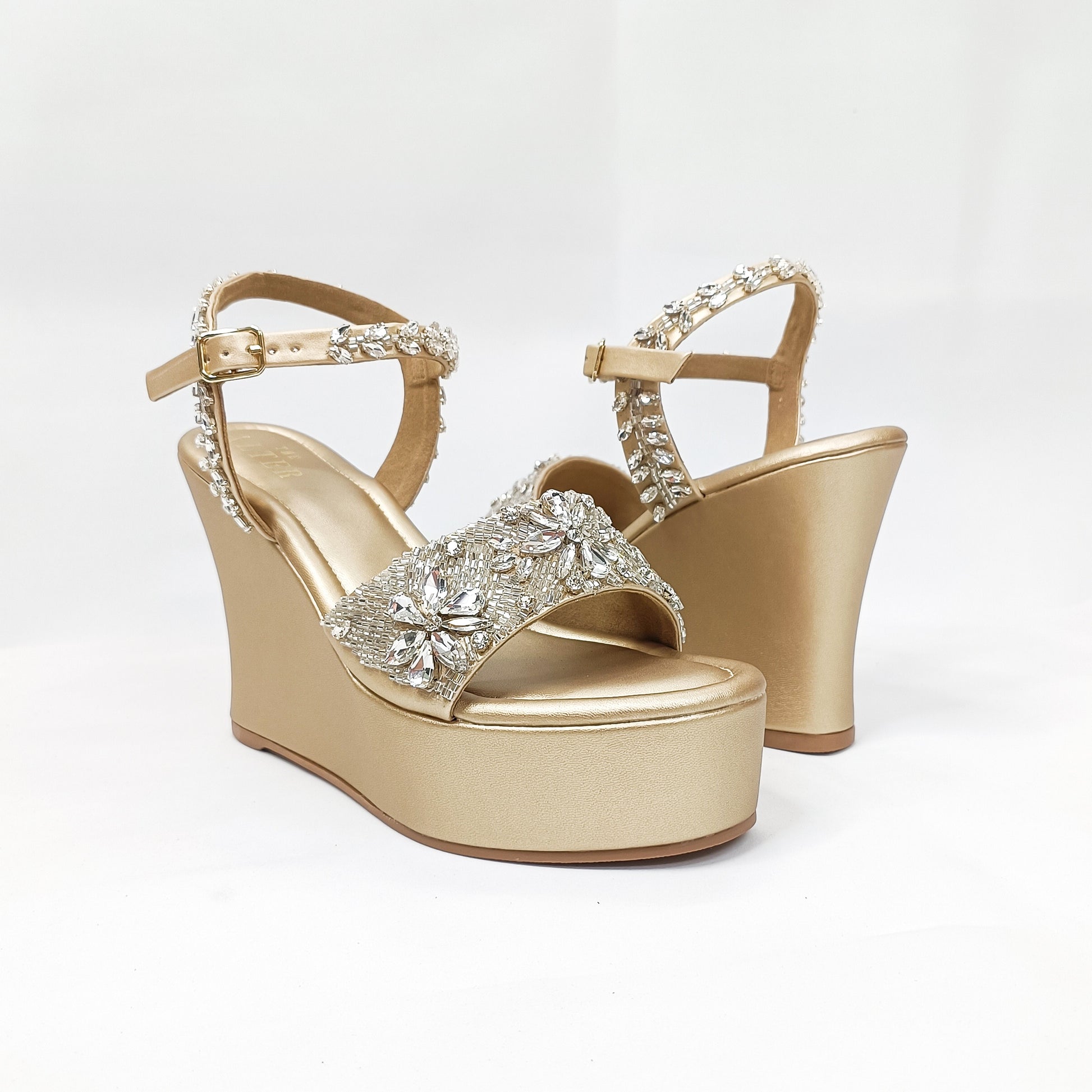 Sophia Embellished Wedges - Main Image
