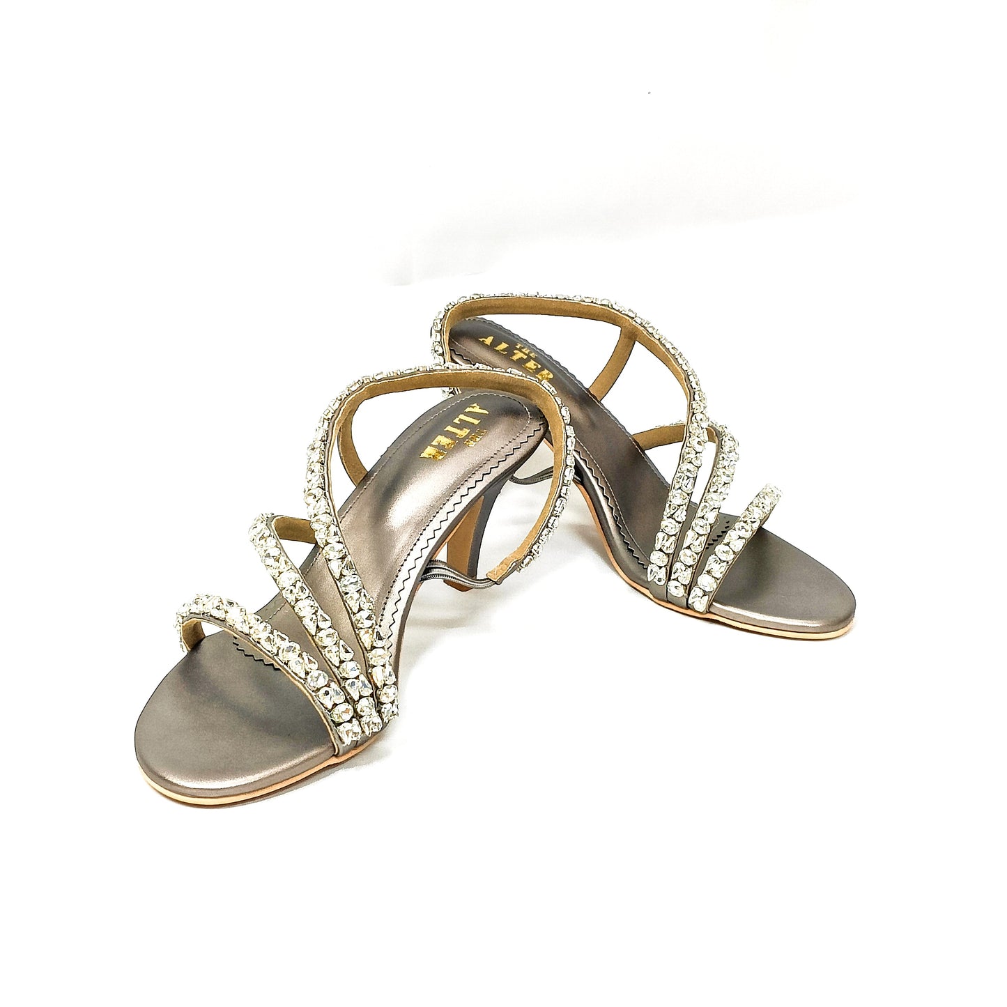 Kiara Embellished Block Heels