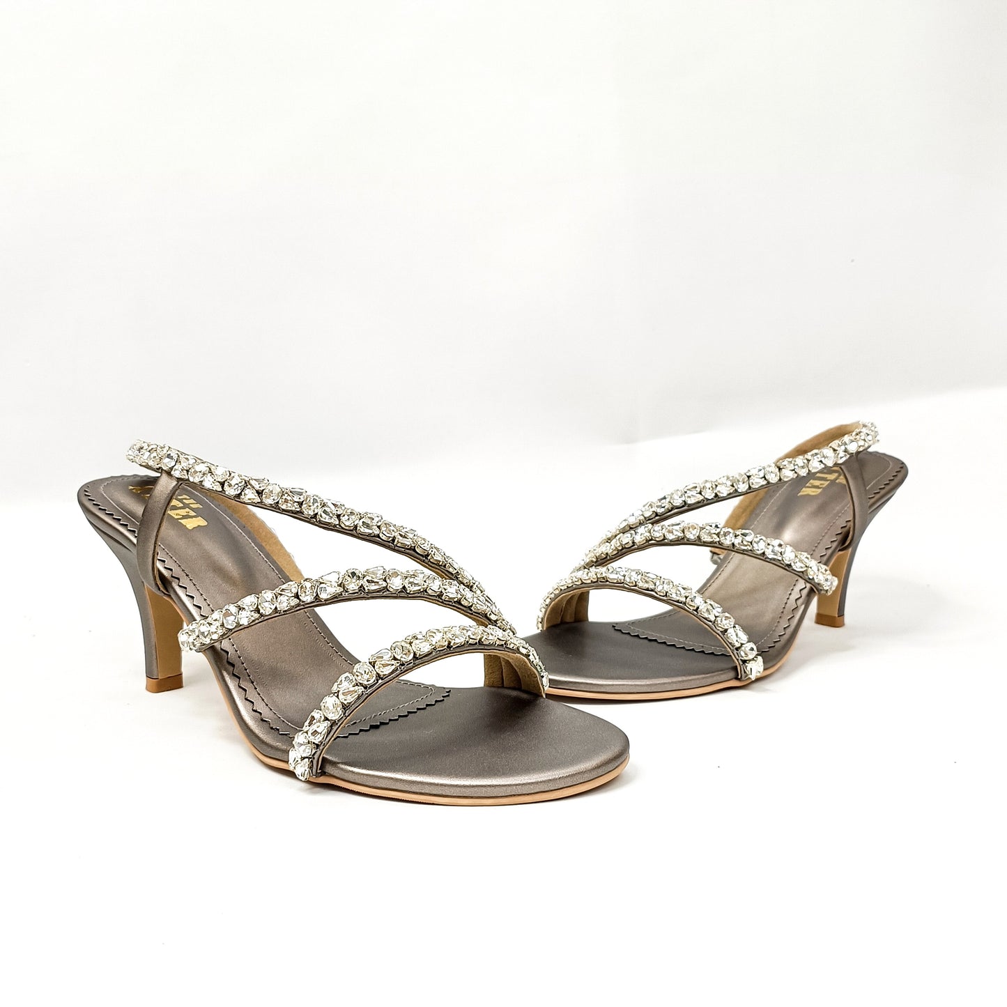 Kiara Embellished Block Heels