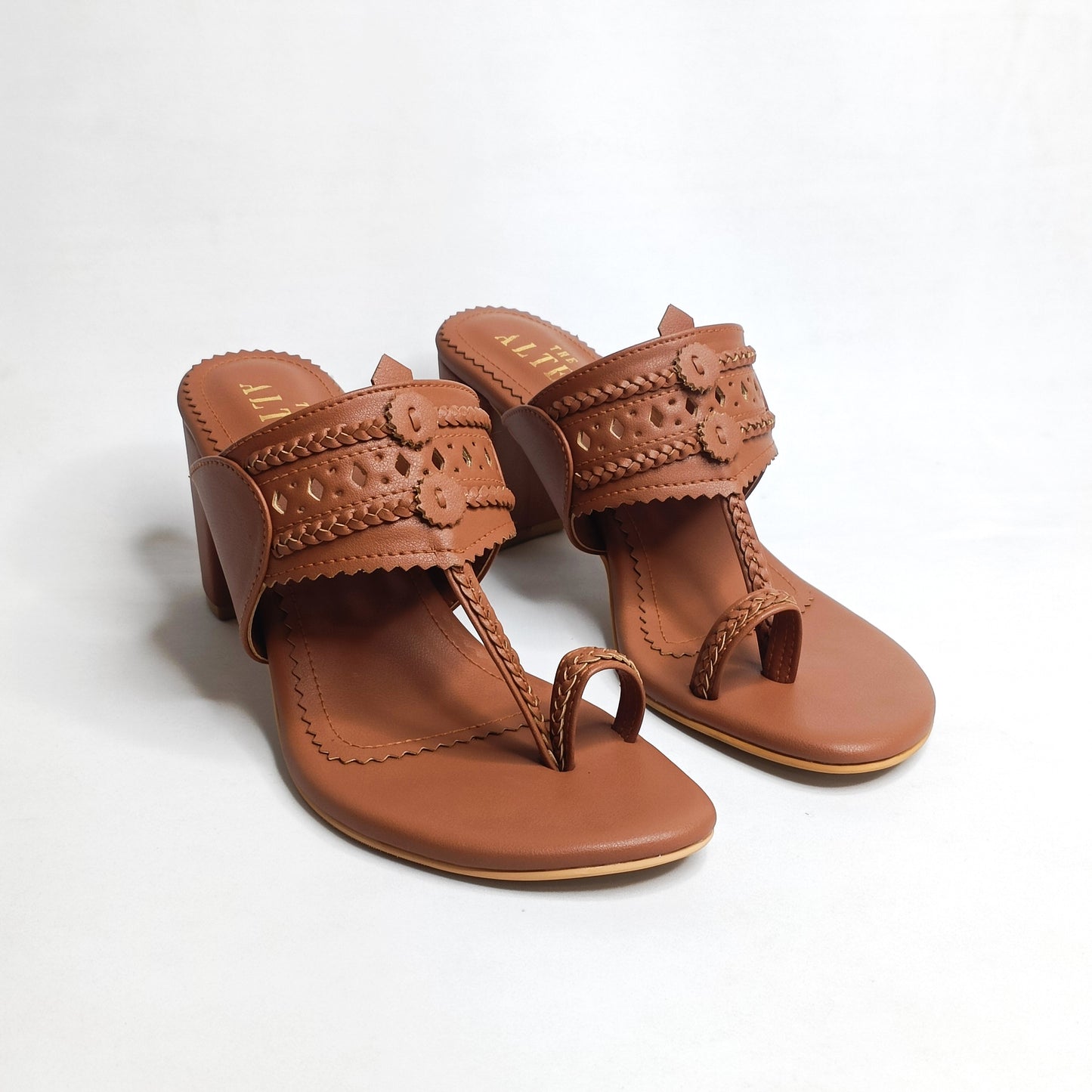 Monochrome Kohla Block Heels