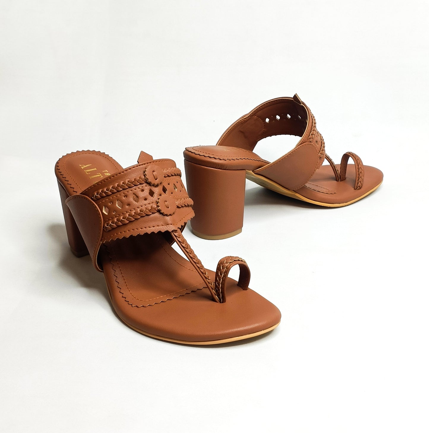 Monochrome Kohla Block Heels