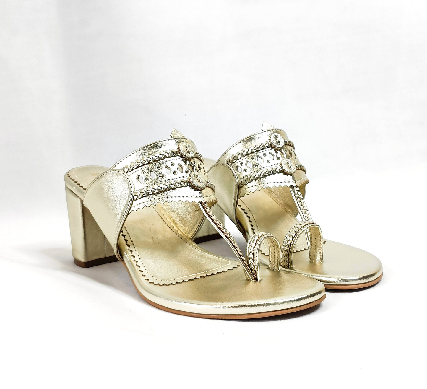 Monochrome Kohla Block Heels