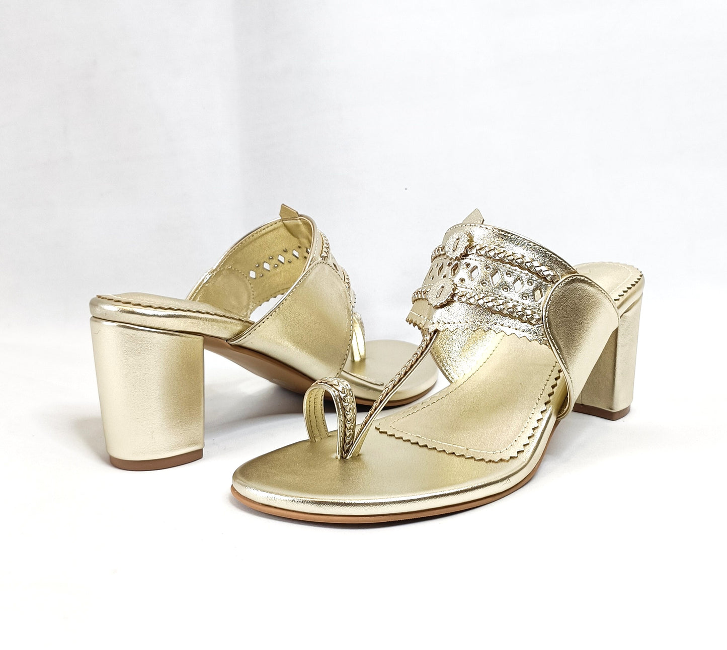 Monochrome Kohla Block Heels