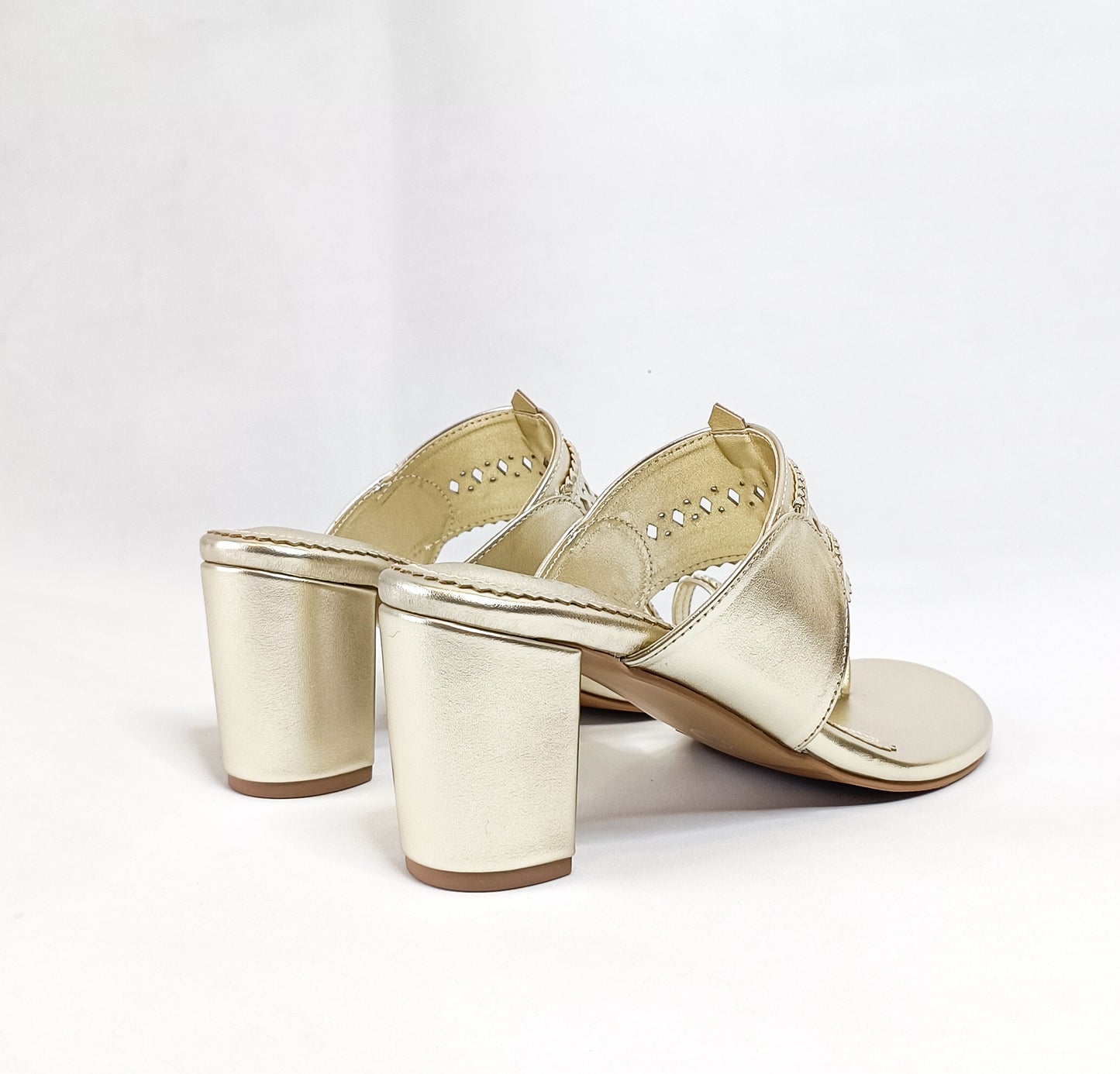 Monochrome Kohla Block Heels