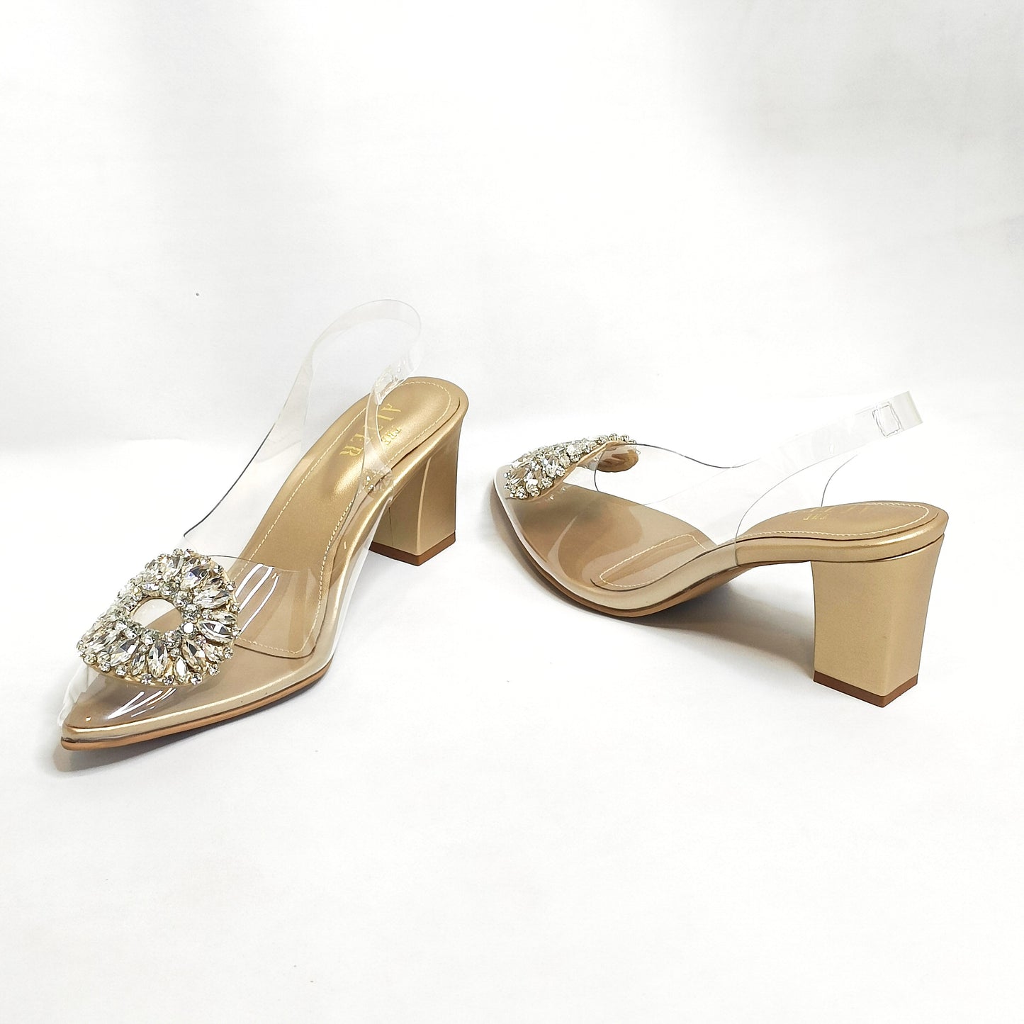 Julia Embellished Block Heels