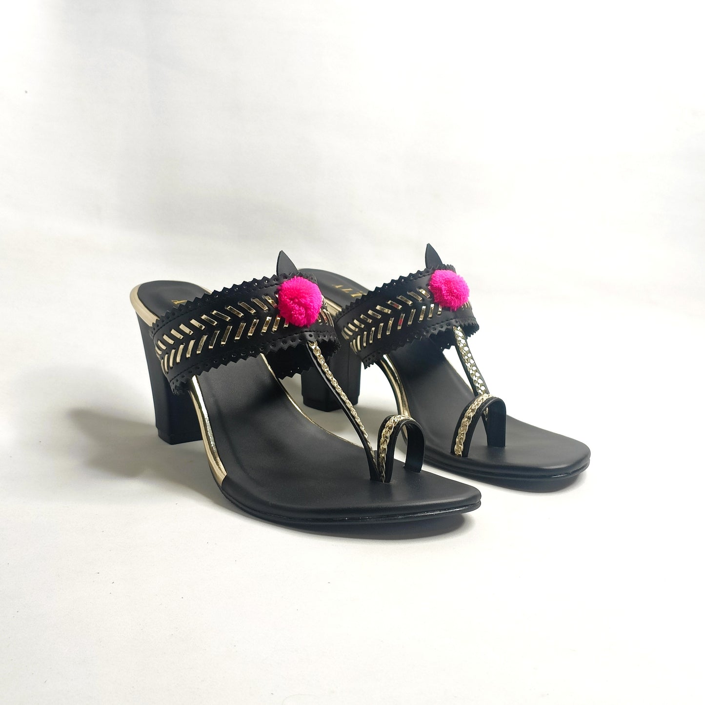 Heer Kohla Block Heels