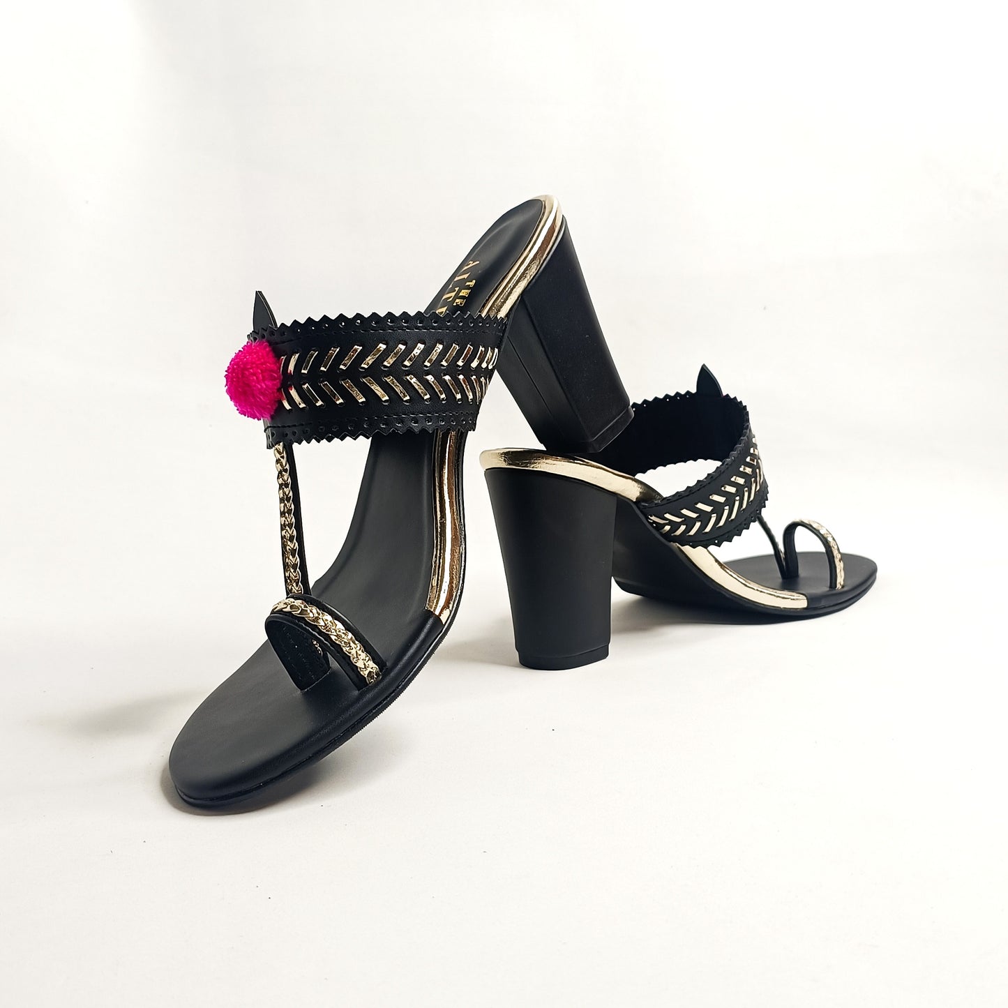 Heer Kohla Block Heels