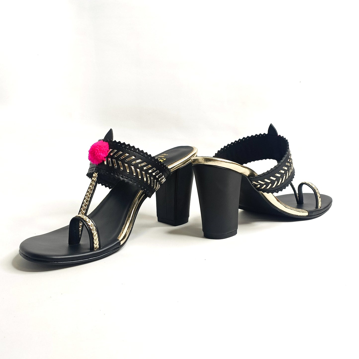 Heer Kohla Block Heels