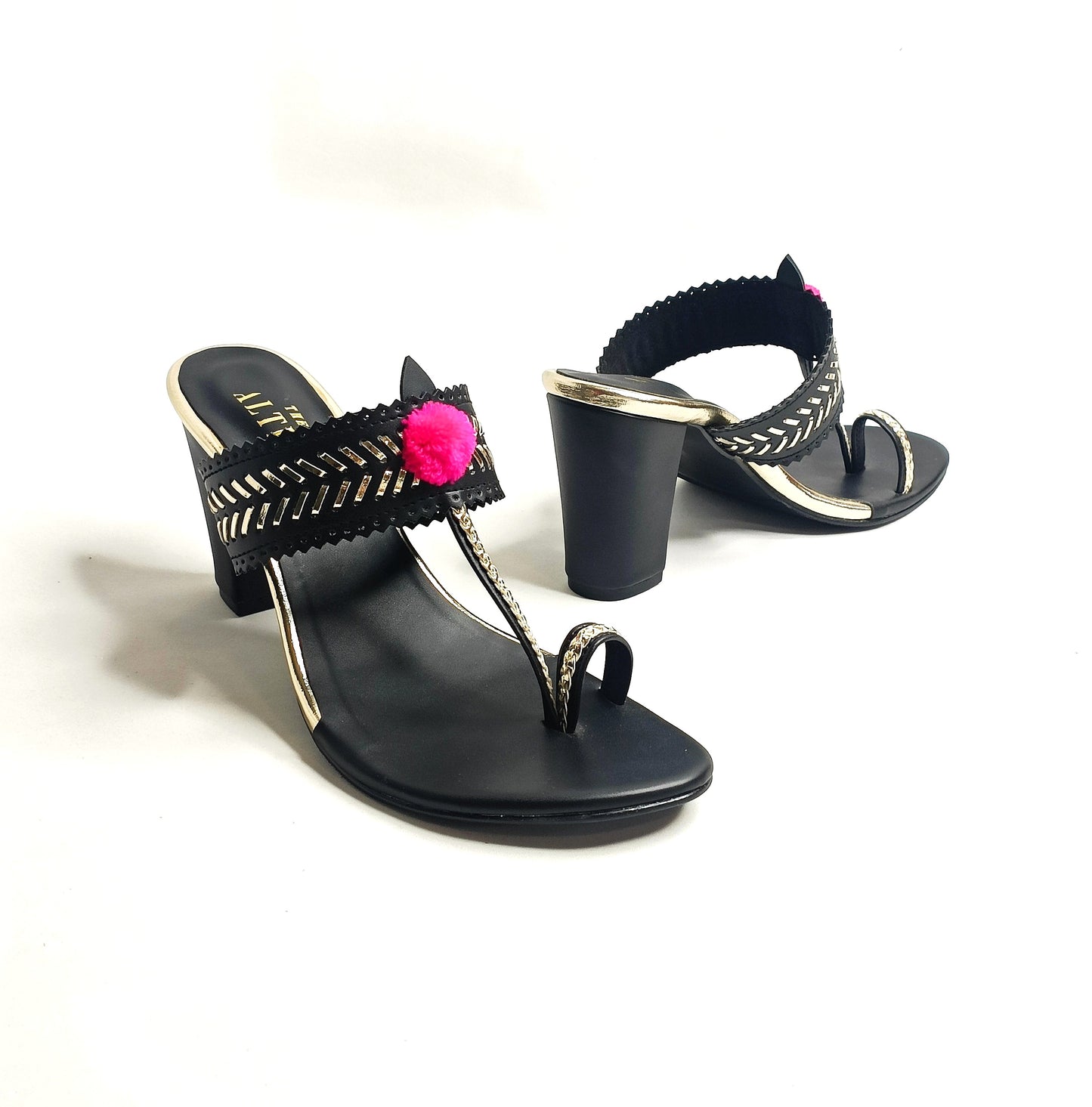 Heer Kohla Block Heels