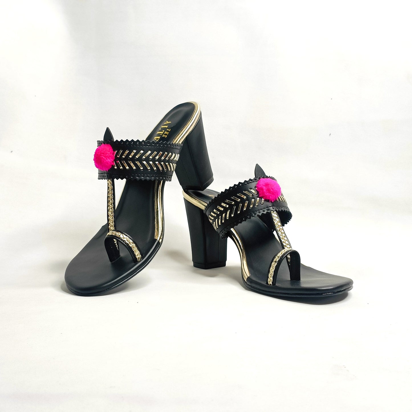 Heer Kohla Block Heels