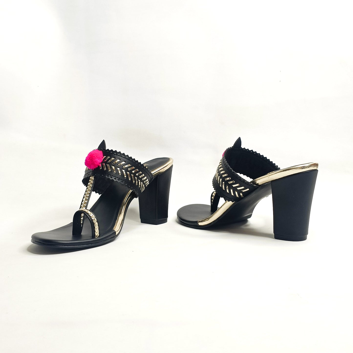 Heer Kohla Block Heels