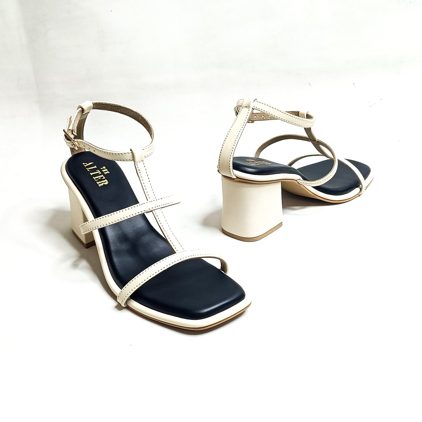 Luna Strappy Block Heels