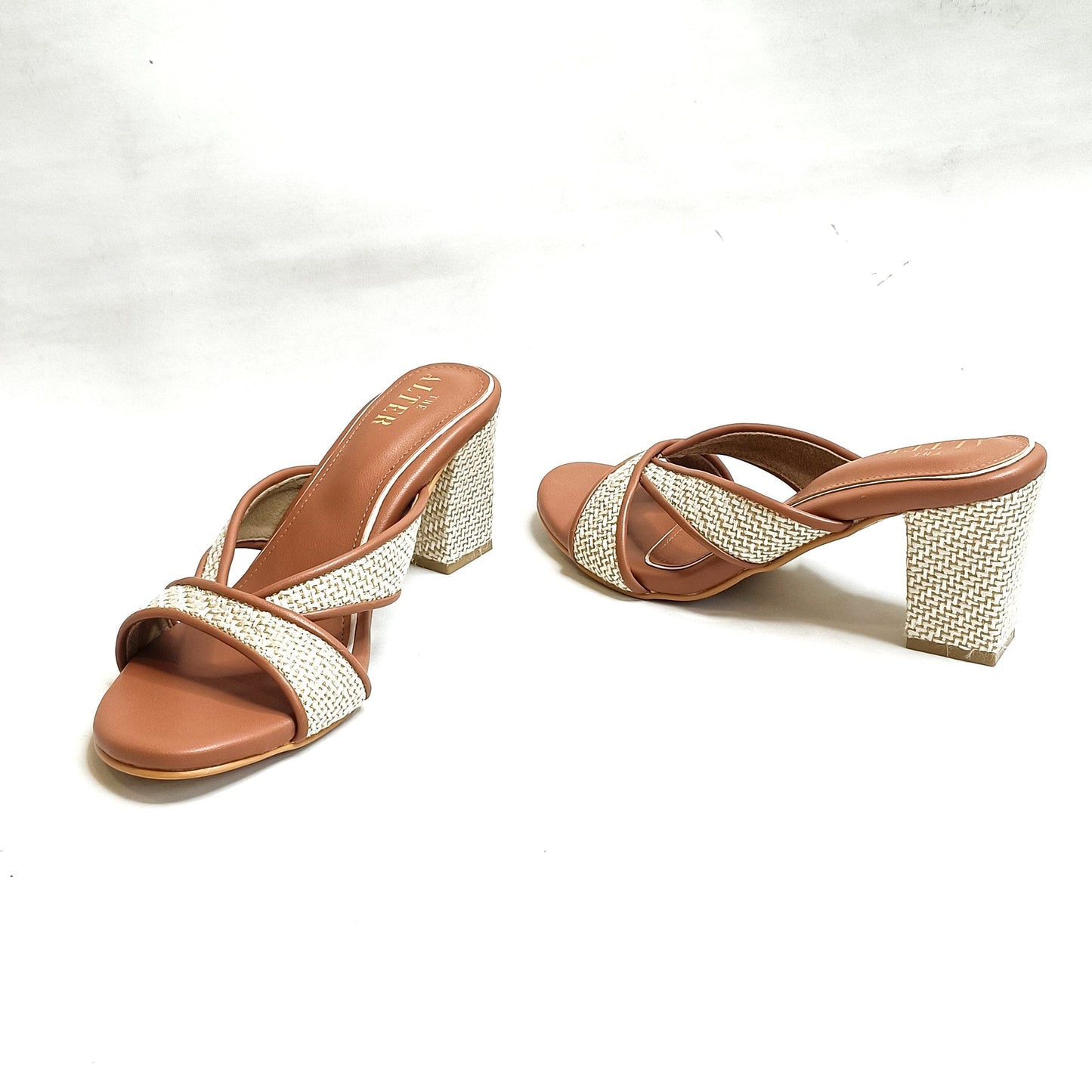 Jute Block Heels