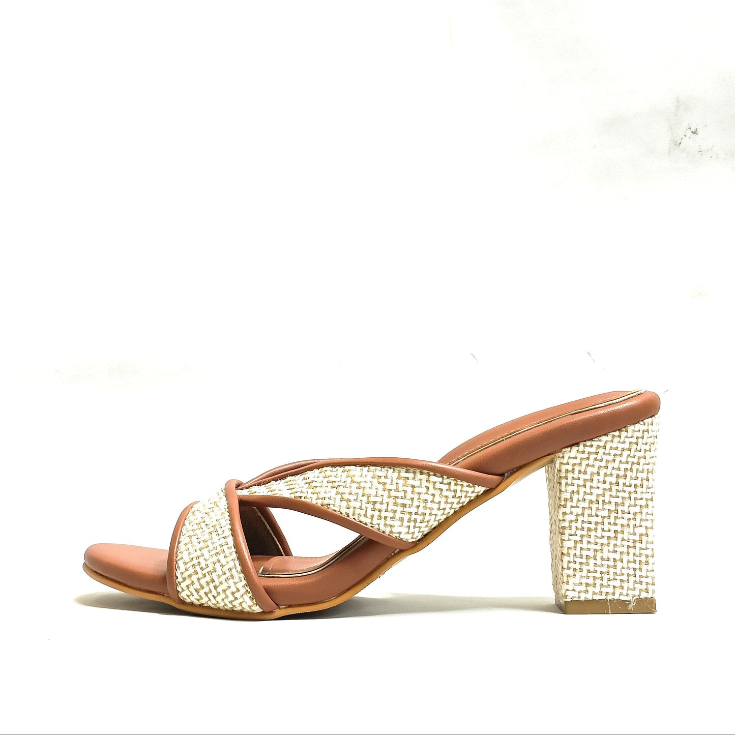 Jute Block Heels