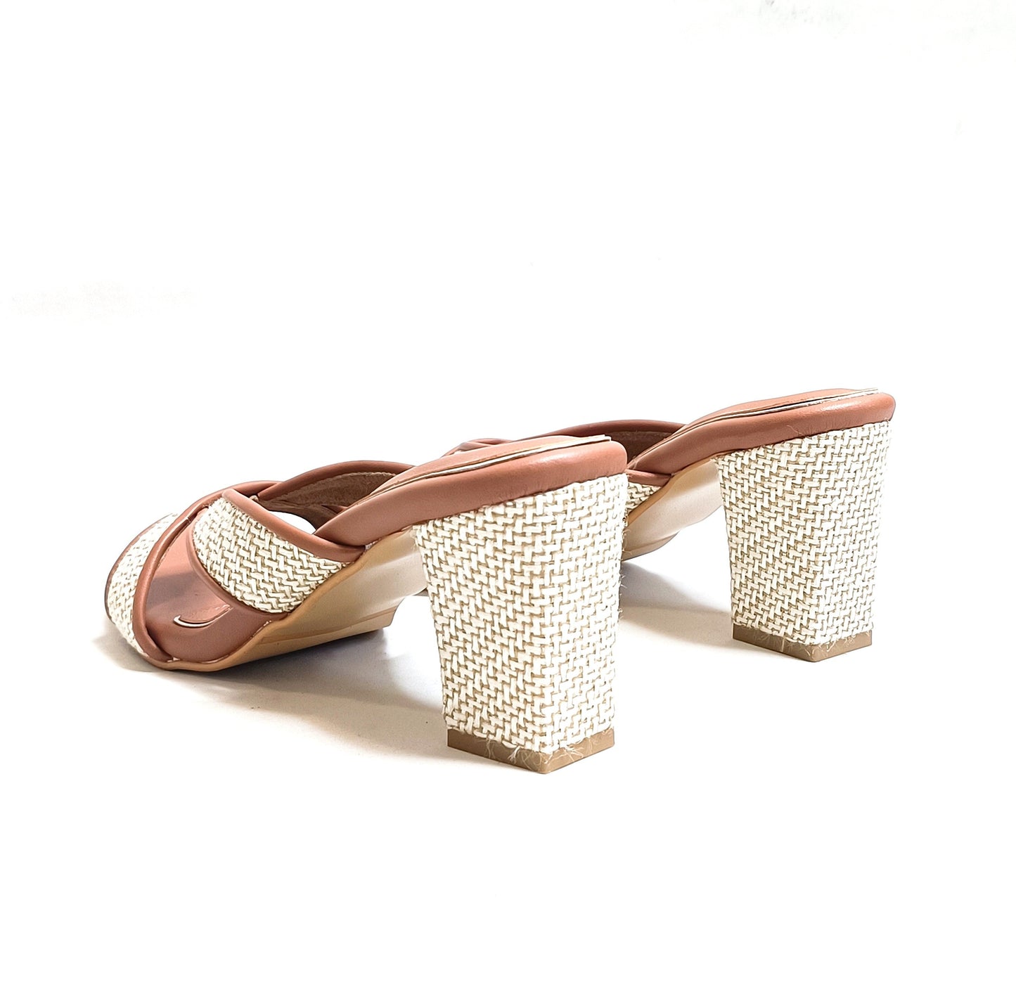 Jute Block Heels