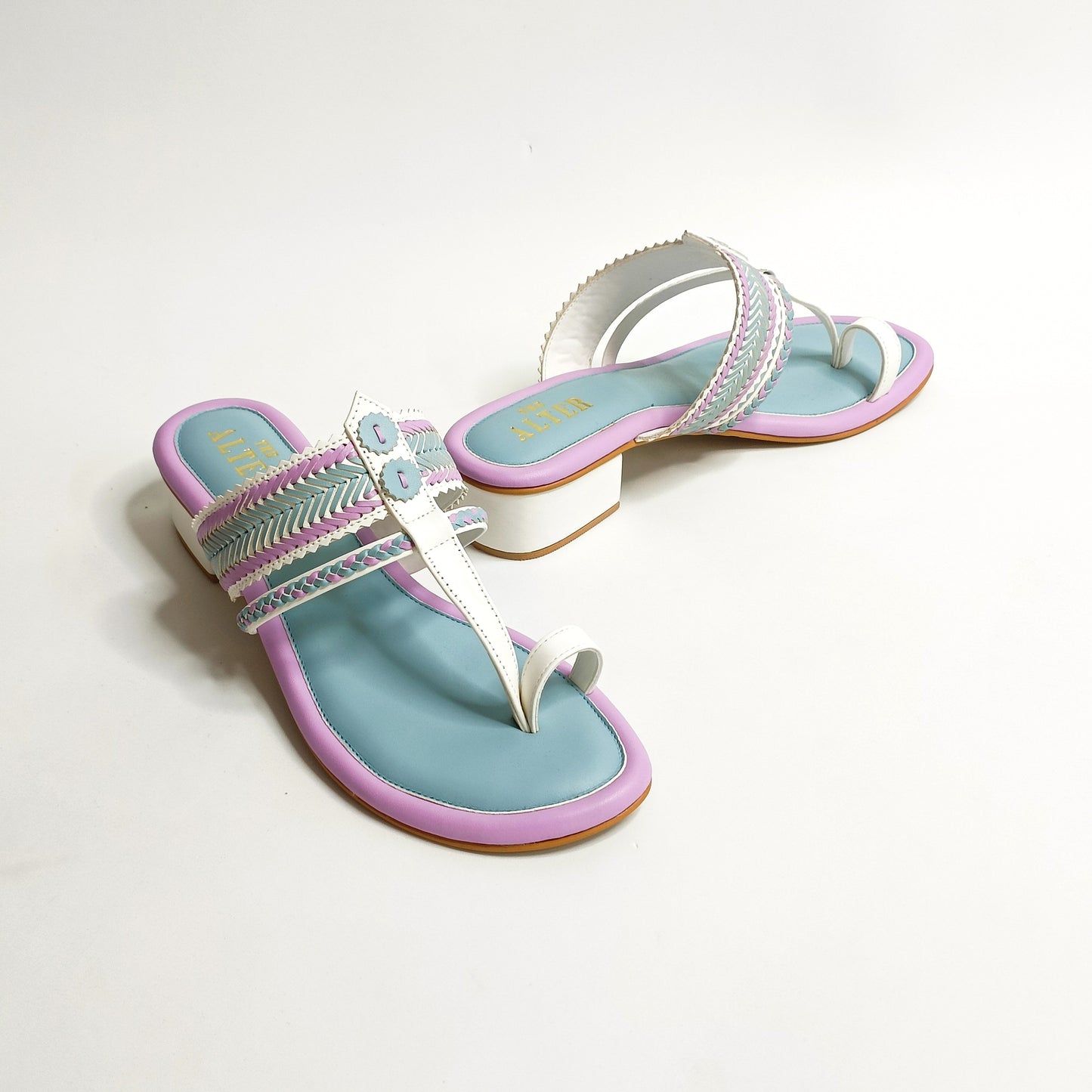 Zuni Multi Coloured Kohla Block Heels